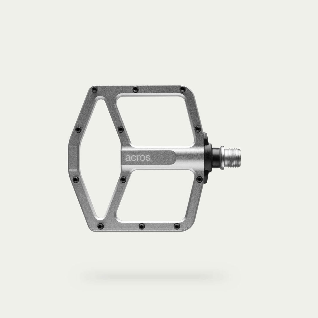 acros-mtb-flatpedal, silber